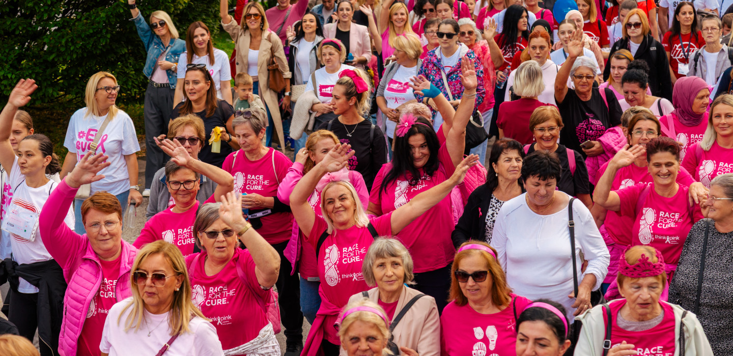 Pink snaga Bosne i Hercegovine: Više od 12.000 registrovanih za Race for the Cure